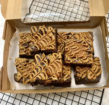 Lotus biscoff brownies